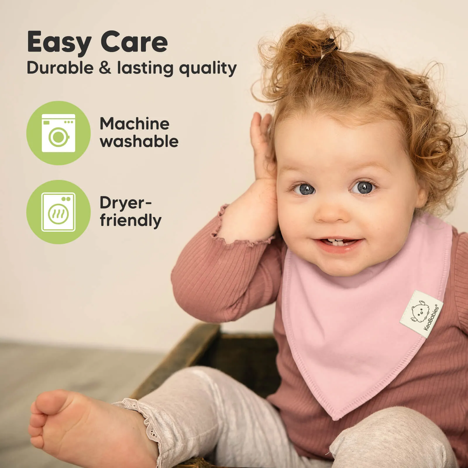 8-Pack Organic Bandana Bibs (Embrace)