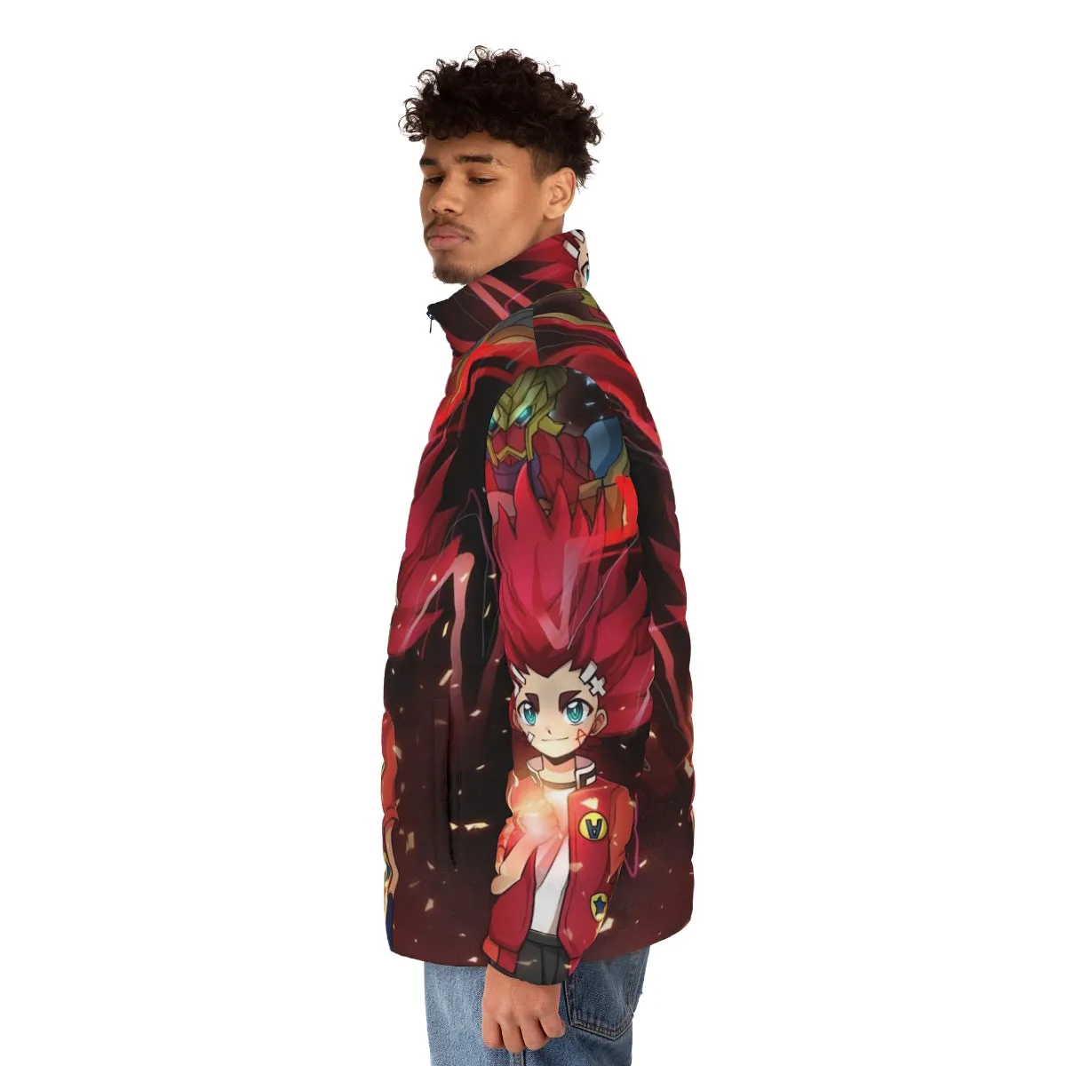 Aiger Akabane Beyblade Burst Turbo Puffer Jacket for Kids