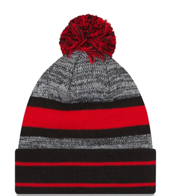 Atlanta Falcons - Cuffed Knit Beanie with Pom, New Era by Southern Sportz Store