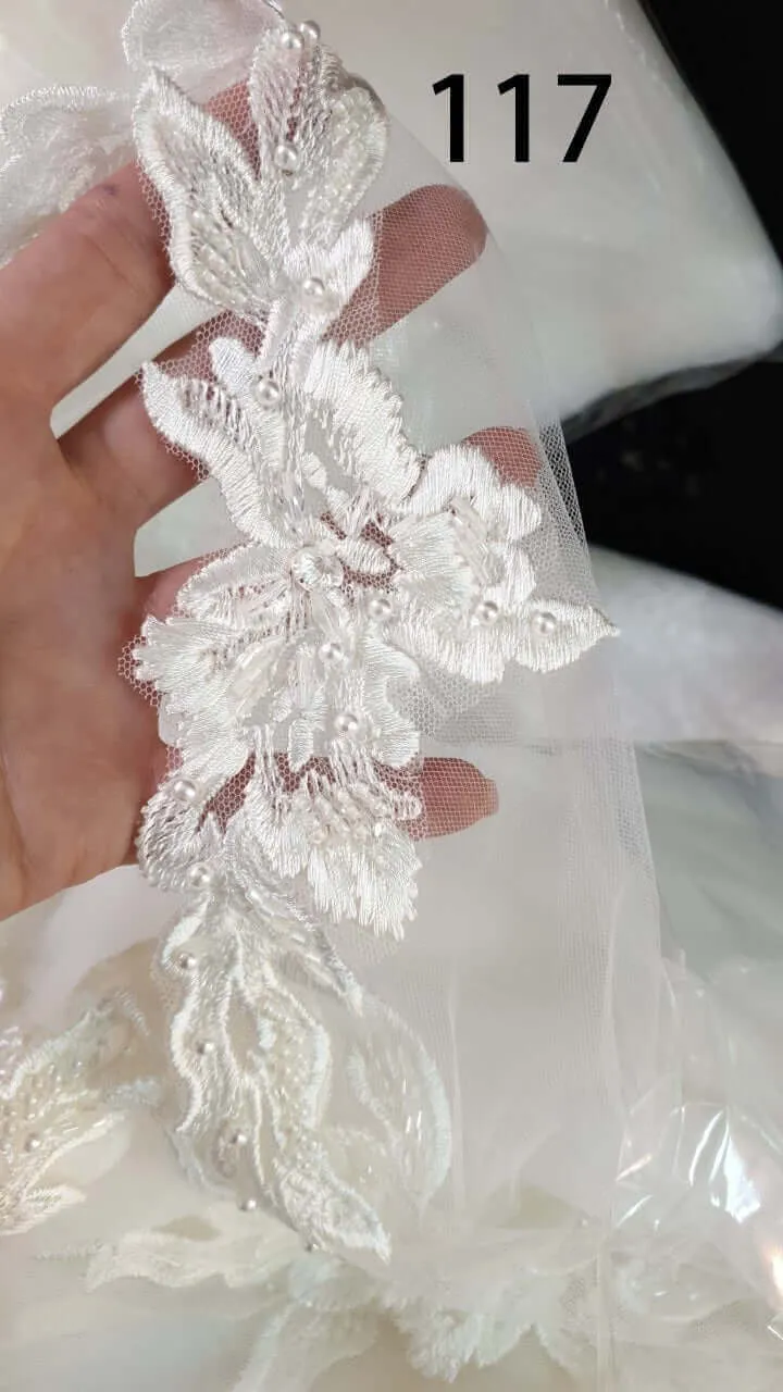 Cathedral Lace Veil - Double Layer