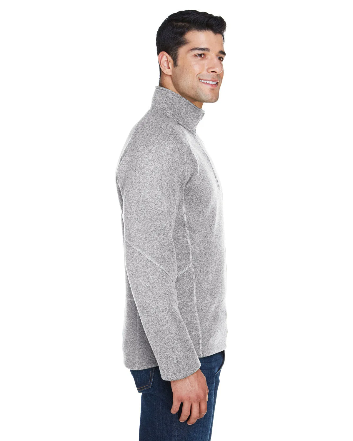 Devon & Jones Men's Bristol Sweater Fleece Quarter-Zip