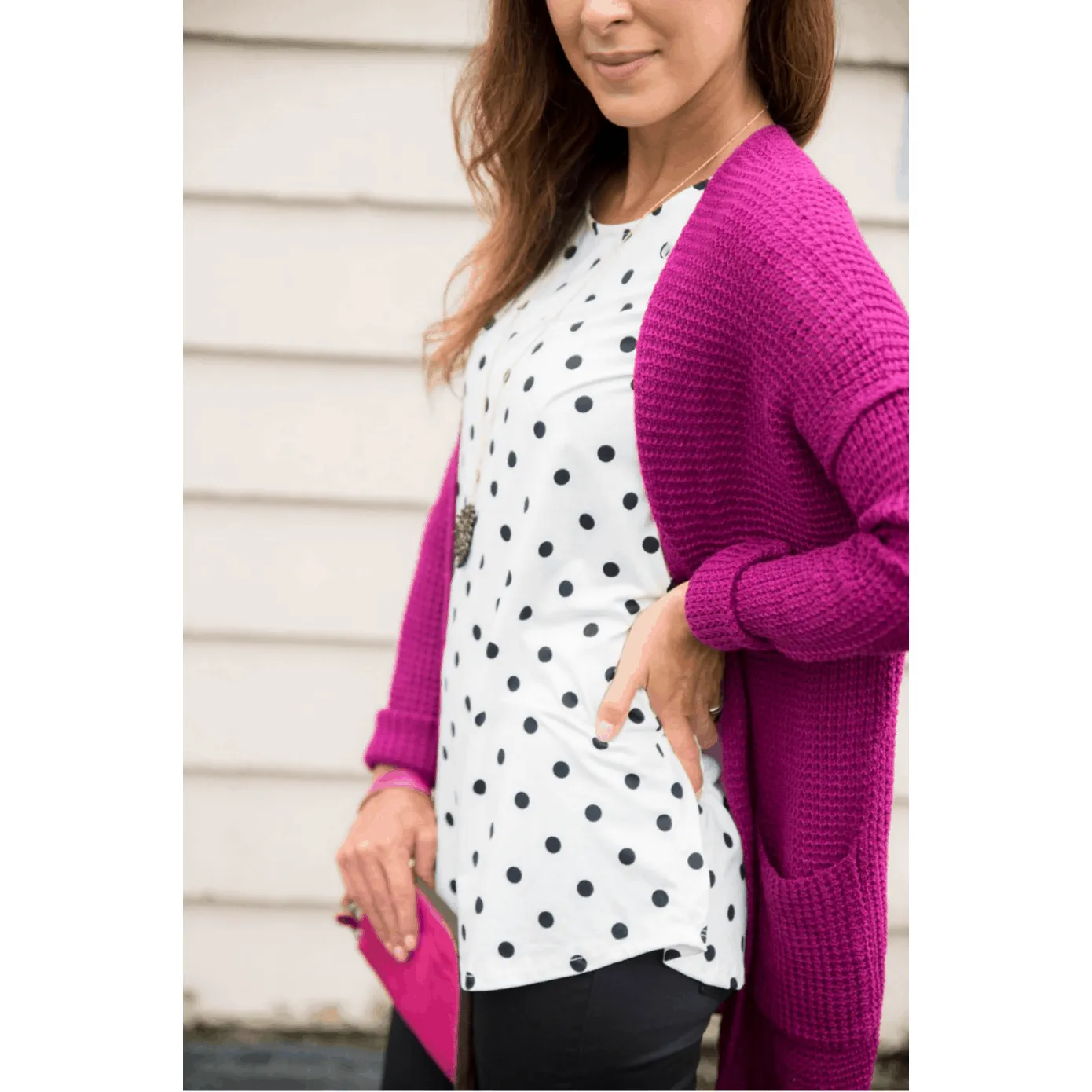 Heavy Knit Textured Cardigan