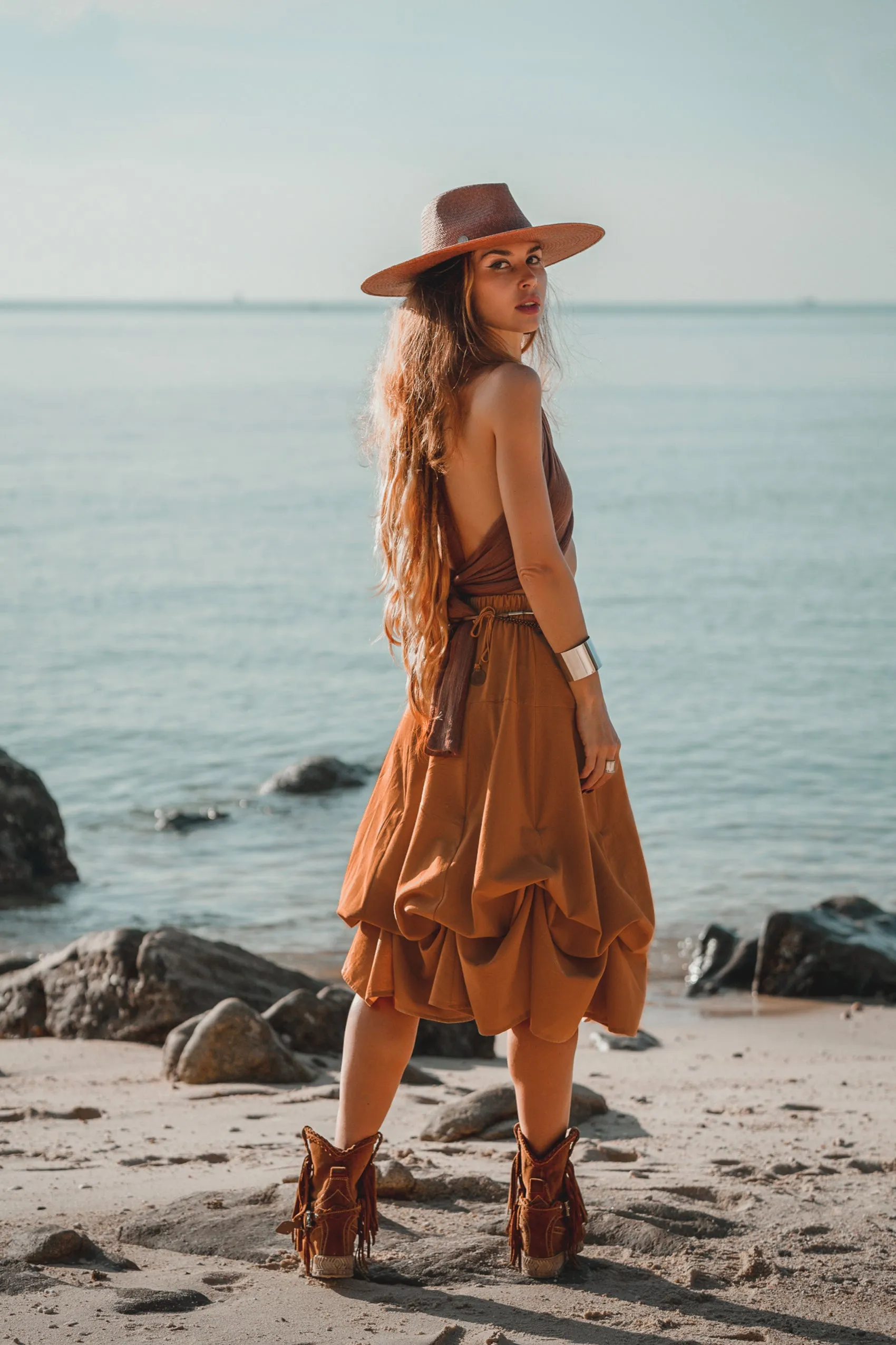 Maxi Skirt Aurora Copper