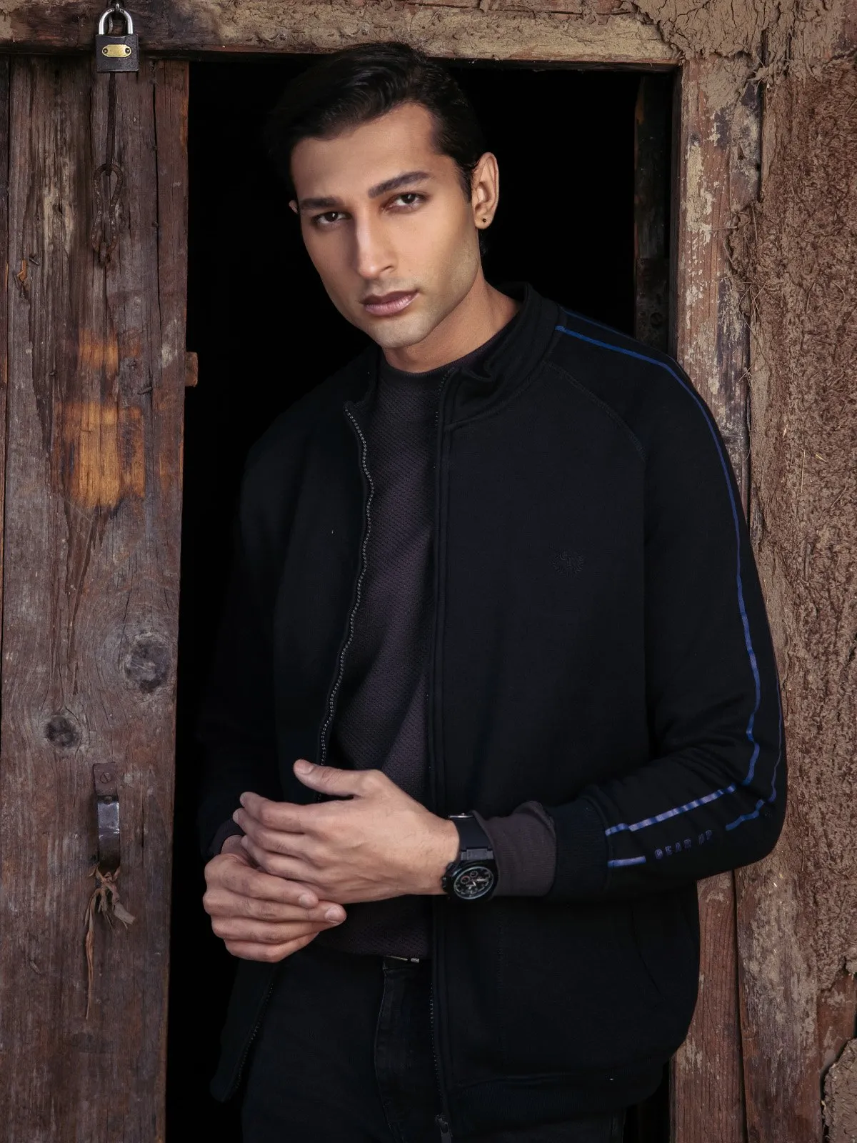 Men's Black Jacket - EMTJK23-001